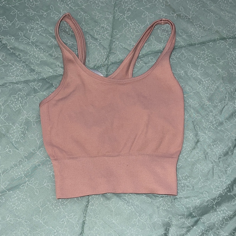 Blush Pink Sports Bra
